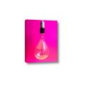 Picture of Hot Pink Light Bulb _GroupedProduct_Rectangle_Portrait_Photography _GroupedProduct_Rectangle_Portrait_Canvas_