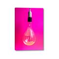 Picture of Hot Pink Light Bulb _GroupedProduct_Rectangle_Portrait_Photography _GroupedProduct_Rectangle_Portrait_Canvas_