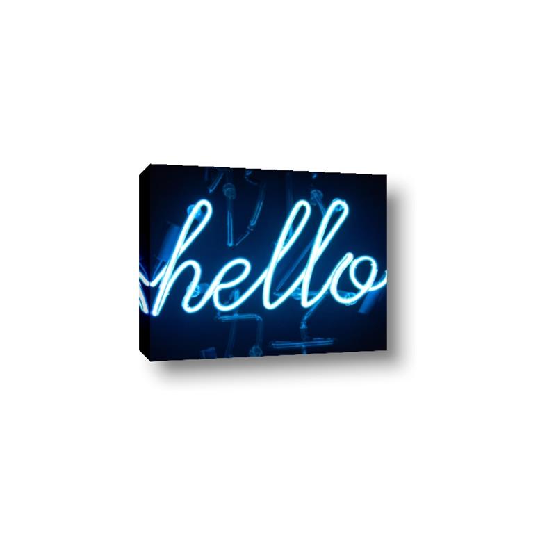 Picture of Hello Neon Sign _GroupedProduct_Rectangle_Landscape_Photography _GroupedProduct_Rectangle_Landscape_Canvas_