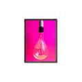Picture of Hot Pink Light Bulb _GroupedProduct_Rectangle_Portrait_Photography _GroupedProduct_Rectangle_Portrait_Canvas_Framed_