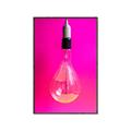 Picture of Hot Pink Light Bulb _GroupedProduct_Rectangle_Portrait_Photography _GroupedProduct_Rectangle_Portrait_Canvas_Framed_