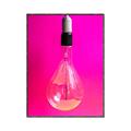 Picture of Hot Pink Light Bulb _GroupedProduct_Rectangle_Portrait_Photography _GroupedProduct_Rectangle_Portrait_Canvas_Framed_