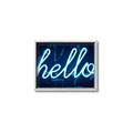 Picture of Hello Neon Sign _GroupedProduct_Rectangle_Landscape_Photography _GroupedProduct_Rectangle_Landscape_Canvas_Framed_