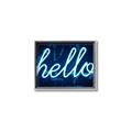 Picture of Hello Neon Sign _GroupedProduct_Rectangle_Landscape_Photography _GroupedProduct_Rectangle_Landscape_Canvas_Framed_
