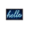 Picture of Hello Neon Sign _GroupedProduct_Rectangle_Landscape_Photography _GroupedProduct_Rectangle_Landscape_Canvas_Framed_