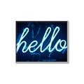 Picture of Hello Neon Sign _GroupedProduct_Rectangle_Landscape_Photography _GroupedProduct_Rectangle_Landscape_Canvas_Framed_