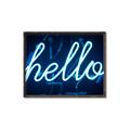 Picture of Hello Neon Sign _GroupedProduct_Rectangle_Landscape_Photography _GroupedProduct_Rectangle_Landscape_Canvas_Framed_