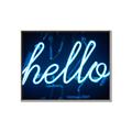 Picture of Hello Neon Sign _GroupedProduct_Rectangle_Landscape_Photography _GroupedProduct_Rectangle_Landscape_Canvas_Framed_