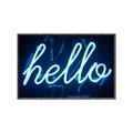 Picture of Hello Neon Sign _GroupedProduct_Rectangle_Landscape_Photography _GroupedProduct_Rectangle_Landscape_Canvas_Framed_