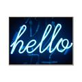 Picture of Hello Neon Sign _GroupedProduct_Rectangle_Landscape_Photography _GroupedProduct_Rectangle_Landscape_Canvas_Framed_