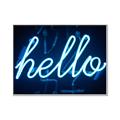 Picture of Hello Neon Sign _GroupedProduct_Rectangle_Landscape_Photography _GroupedProduct_Rectangle_Landscape_Canvas_Framed_
