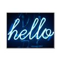 Picture of Hello Neon Sign _GroupedProduct_Rectangle_Landscape_Photography _GroupedProduct_Rectangle_Landscape_Canvas_Framed_
