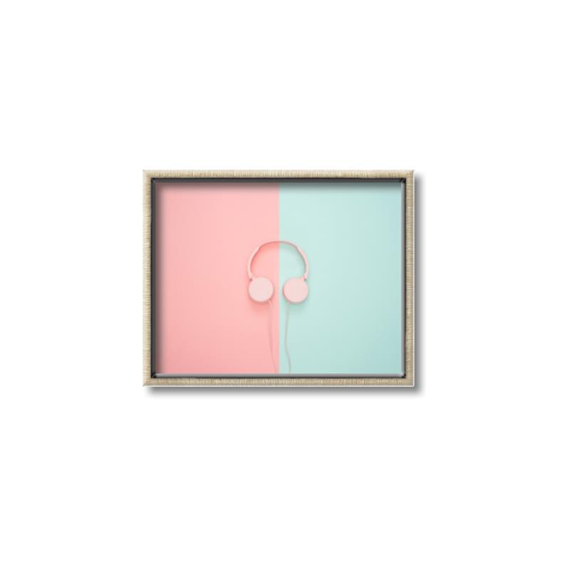 Picture of Fun Headphones _GroupedProduct_Rectangle_Landscape_Photography _GroupedProduct_Rectangle_Landscape_Canvas_Framed_
