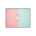 Picture of Fun Headphones _GroupedProduct_Rectangle_Landscape_Photography _GroupedProduct_Rectangle_Landscape_Canvas_Framed_