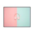 Picture of Fun Headphones _GroupedProduct_Rectangle_Landscape_Photography _GroupedProduct_Rectangle_Landscape_Canvas_Framed_