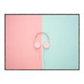 Picture of Fun Headphones _GroupedProduct_Rectangle_Landscape_Photography _GroupedProduct_Rectangle_Landscape_Canvas_Framed_