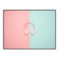 Picture of Fun Headphones _GroupedProduct_Rectangle_Landscape_Photography _GroupedProduct_Rectangle_Landscape_Canvas_Framed_