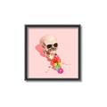 Picture of Happy Skull _GroupedProduct_Square_Photography _GroupedProduct_Square_Canvas_Framed_
