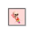 Picture of Happy Skull _GroupedProduct_Square_Photography _GroupedProduct_Square_Canvas_Framed_
