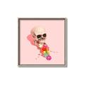 Picture of Happy Skull _GroupedProduct_Square_Photography _GroupedProduct_Square_Canvas_Framed_
