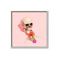 Picture of Happy Skull _GroupedProduct_Square_Photography _GroupedProduct_Square_Canvas_Framed_