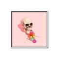 Picture of Happy Skull _GroupedProduct_Square_Photography _GroupedProduct_Square_Canvas_Framed_