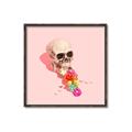 Picture of Happy Skull _GroupedProduct_Square_Photography _GroupedProduct_Square_Canvas_Framed_
