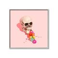 Picture of Happy Skull _GroupedProduct_Square_Photography _GroupedProduct_Square_Canvas_Framed_