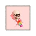 Picture of Happy Skull _GroupedProduct_Square_Photography _GroupedProduct_Square_Canvas_Framed_