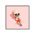 Picture of Happy Skull _GroupedProduct_Square_Photography _GroupedProduct_Square_Canvas_Framed_