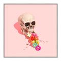 Picture of Happy Skull _GroupedProduct_Square_Photography _GroupedProduct_Square_Canvas_Framed_