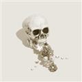 Picture of Happy Skull _GroupedProduct_Square_Photography _GroupedProduct_Square_Unframed_Print_Only_