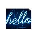 Picture of Hello Neon Sign _GroupedProduct_Rectangle_Landscape_Photography _GroupedProduct_Rectangle_Landscape_Unframed_Print_Only_