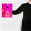 Picture of Hot Pink Light Bulb _GroupedProduct_Rectangle_Portrait_Photography _GroupedProduct_Rectangle_Portrait_Canvas_