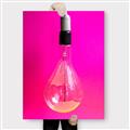 Picture of Hot Pink Light Bulb _GroupedProduct_Rectangle_Portrait_Photography _GroupedProduct_Rectangle_Portrait_Canvas_