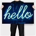Picture of Hello Neon Sign _GroupedProduct_Rectangle_Landscape_Photography _GroupedProduct_Rectangle_Landscape_Canvas_