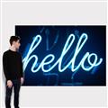 Picture of Hello Neon Sign _GroupedProduct_Rectangle_Landscape_Photography _GroupedProduct_Rectangle_Landscape_Canvas_