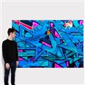 Picture of Graffiti Wall _GroupedProduct_Rectangle_Landscape_Photography _GroupedProduct_Rectangle_Landscape_Canvas_