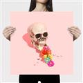 Picture of Happy Skull _GroupedProduct_Square_Photography _GroupedProduct_Square_Canvas_