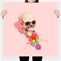 Picture of Happy Skull _GroupedProduct_Square_Photography _GroupedProduct_Square_Canvas_