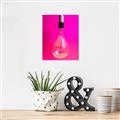 Picture of Hot Pink Light Bulb _GroupedProduct_Rectangle_Portrait_Photography _GroupedProduct_Rectangle_Portrait_Canvas_