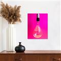 Picture of Hot Pink Light Bulb _GroupedProduct_Rectangle_Portrait_Photography _GroupedProduct_Rectangle_Portrait_Canvas_