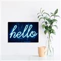 Picture of Hello Neon Sign _GroupedProduct_Rectangle_Landscape_Photography _GroupedProduct_Rectangle_Landscape_Canvas_