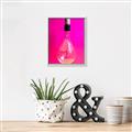 Picture of Hot Pink Light Bulb _GroupedProduct_Rectangle_Portrait_Photography _GroupedProduct_Rectangle_Portrait_Canvas_Framed_