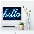 Picture of Hello Neon Sign _GroupedProduct_Rectangle_Landscape_Photography _GroupedProduct_Rectangle_Landscape_Canvas_Framed_