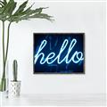 Picture of Hello Neon Sign _GroupedProduct_Rectangle_Landscape_Photography _GroupedProduct_Rectangle_Landscape_Canvas_Framed_