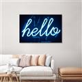 Picture of Hello Neon Sign _GroupedProduct_Rectangle_Landscape_Photography _GroupedProduct_Rectangle_Landscape_Canvas_Framed_
