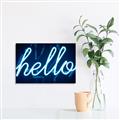 Picture of Hello Neon Sign _GroupedProduct_Rectangle_Landscape_Photography _GroupedProduct_Rectangle_Landscape_Unframed_Print_Only_