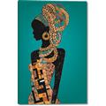 Picture of African Fashion Girl _GroupedProduct_Rectangle_Portrait_Canvas_