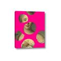 Picture of Neon Pink Circles _GroupedProduct_Rectangle_Portrait_Canvas_